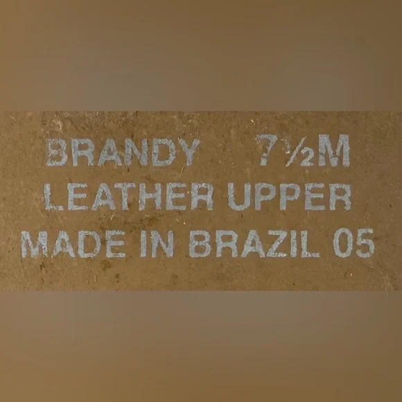 Hillard & Hanson Vintage Y2K Brown Wedge Sandal Leather Upper Made In Brazil 7.5 - Picture 9 of 9